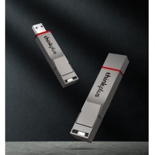 双接口固态u盘高达1000MB/S usb/type-c手机高速大容量办公优盘 TU280Pro【256G】