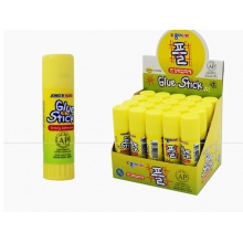 纸世界15g 韩国进口JONG IE NARA 南韩固体胶 15g黄色办公胶棒（20支装）