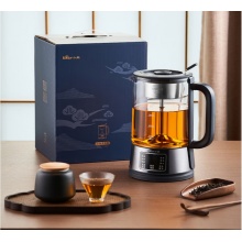 小熊（Bear）养生壶 1.2L大容量煮茶器煮茶壶 316L不锈钢喷淋蒸茶壶泡茶壶 煮茶烧水一体 ZCQ-D12Z5