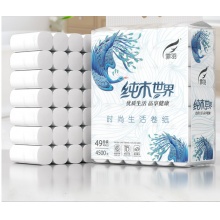 无芯卷纸4层91克*49卷家用卷纸巾卫生间卷纸厕纸卫生纸FY-8818